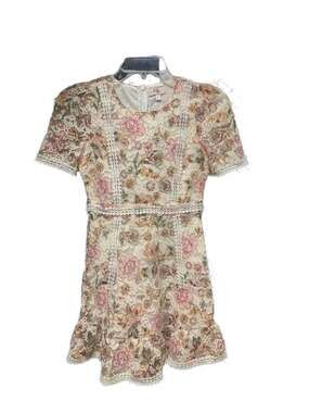 GB Gianni Bini Girls Floral Dress Size 16 Short Sleeves